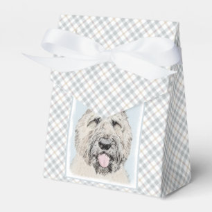 Bouvier des Flandres Painting - Original Hund Art Presentaskar