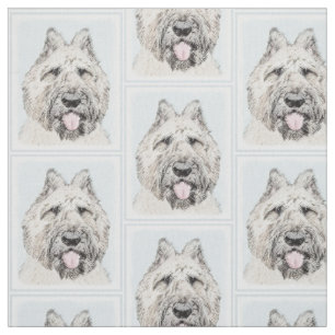 Bouvier des Flandres Painting - Original Hund Art Tyg