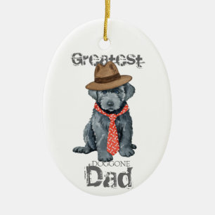 Bouvier des Flandres Pappa Ceramic Ornament