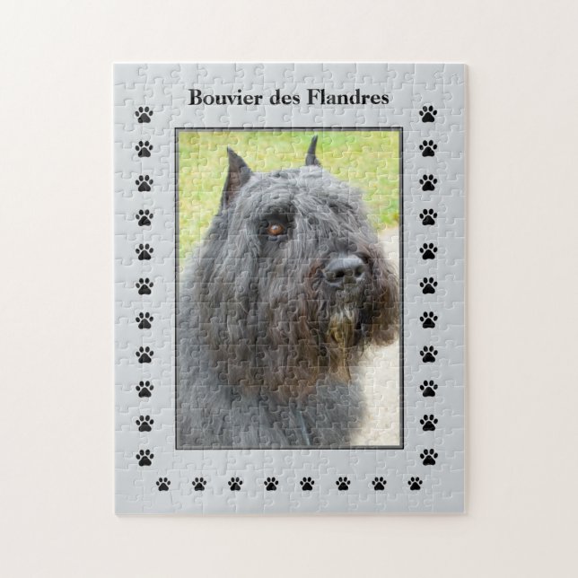 Bouvier des Flandres Photo Pussel (Vertikal)