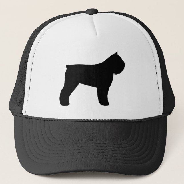 Bouvier des Flandres Siluett Truckerkeps (Framsida)