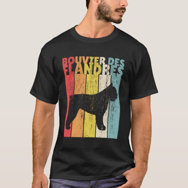 Bouvier Des Flandres T Shirt (Framsida)