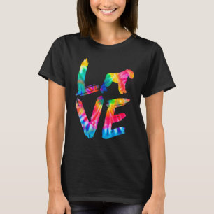Bouvier Des Flandres Tie Dye Kärlek Hund Pappa Mam T Shirt