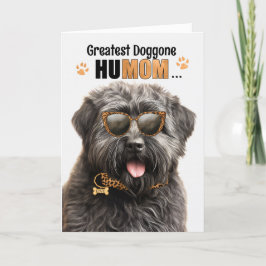 Bouvier Hund Best HuMOM Aldrig Mors dag Helgkort