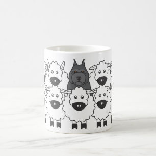 Bouvier i fåren kaffemugg