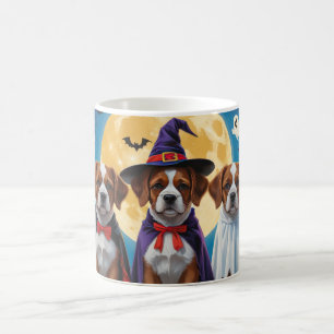 Bouviers Des Flandres Hundar Pumpkin Halloween Fun Kaffemugg