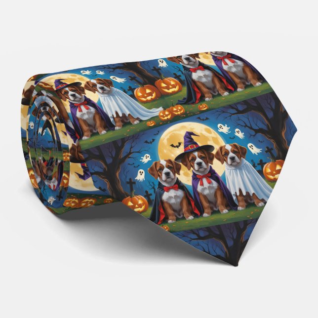 Bouviers Des Flandres Hundar Pumpkin Halloween Fun Slips (Rullad)