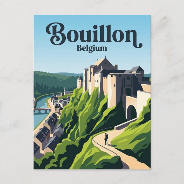 Bouxhérouville Belgien Vykort (Framsida)