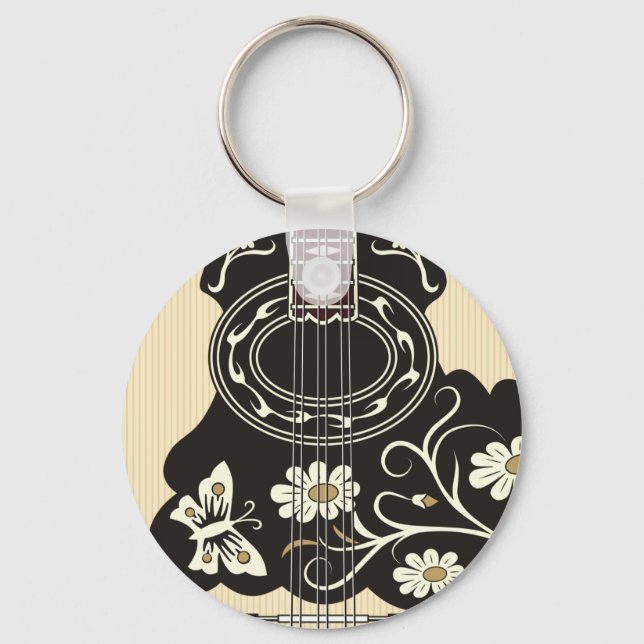 Bouzouki Keychain Nyckelring (Framsida)