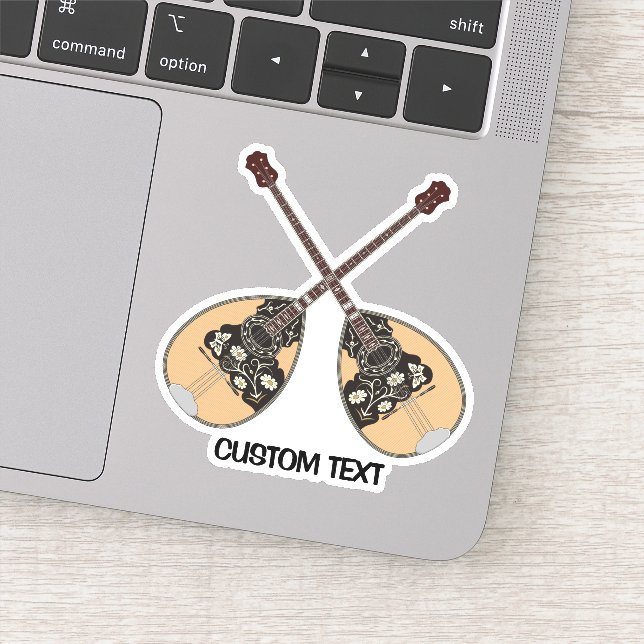 Bouzouki Klistermärken (Detalj)