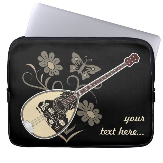 Bouzouki Laptop Sleeve (Framsidan)