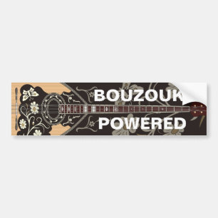 Bouzouki Powered Bildekal