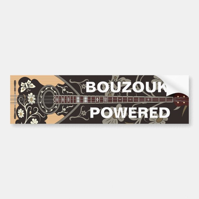 Bouzouki Powered Bildekal (Framsidan)