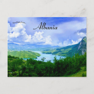 Bovilla-reservoaren i Albanien vykort