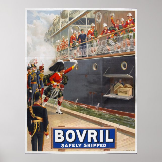 Bovril - Safely Shipping, 1902 Poster (Framsidan)