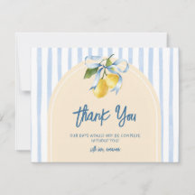 Bow A Sweet Little One Citrus Citron Baby Shower