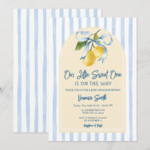 Bow A Sweet Little One Citrus Lemon Baby Shower
