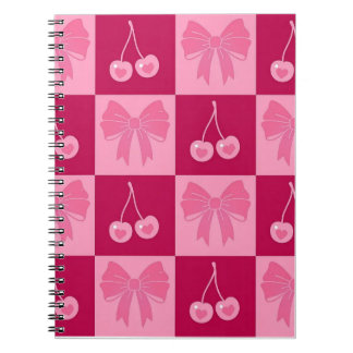 Bow and Cherry notebook  Anteckningsbok