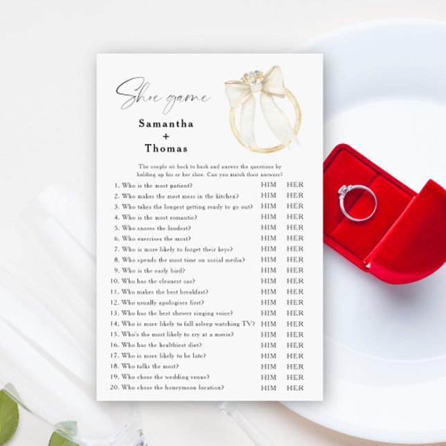 Bow and Ring Möhippa Shoe-spel (Skapare uppladdad)