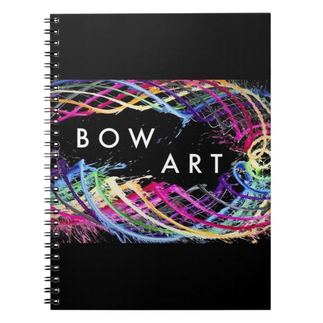 BOW ART Notebook Anteckningsbok (Framsidan)