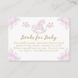 Bow Blommigt Nalle Toile Girl Shower Bokar Tilläggskort