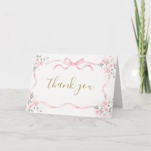 Bow Bridal Shower Tack Kort
