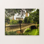 Bow Bridge, Central Park, NYC Puzzle Pussel<br><div class="desc">Ett högdynamiskt foto av Bow Bridge i New Yorks centrala park.</div>