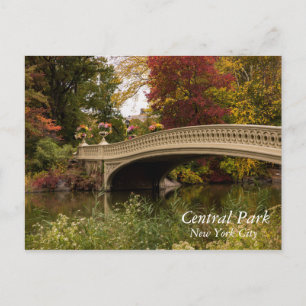 Bow Bridge, vykort för New York City