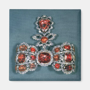 Bow brooch med briljant magnet