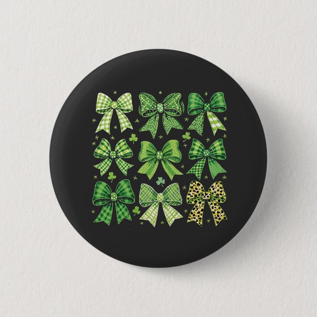 Bow Coquette-St patrick's day, Vintage Knapp (Framsida)