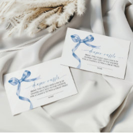 Bow Diaper Raffle Tilläggskort