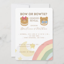 Bow eller Bowtie, unge, Gender Reveal Party