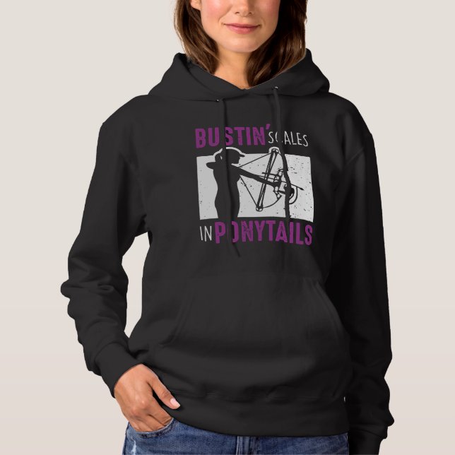 Bow Fish Archery Woman Bowfish Sport T Shirt (Framsida)