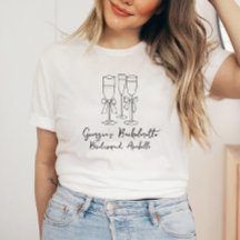 Bow Girls Helg Modern Script Bachelorette
