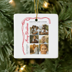 Bow God Jul Familj 7 Bilder Julgransprydnad Keramik