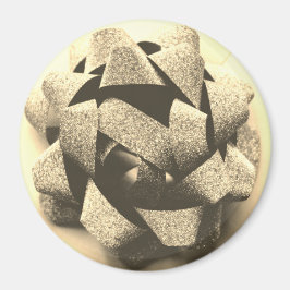 Bow guld nuvarande party-båge magnet