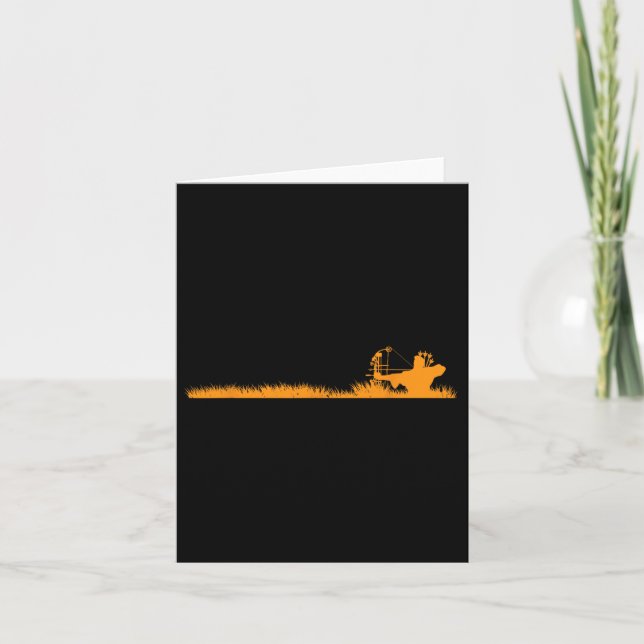 Bow Hunter Hjort Hunting Archer Gifts Bowhunting G Kort (Framsida)