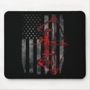 Bow Hunting Flagga Archery Funny Hunting Gift Musmatta