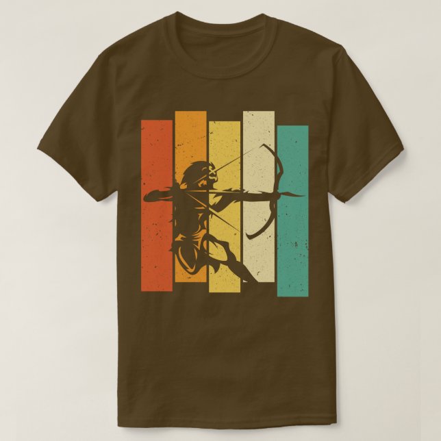 Bow Hunting Gifts Retro Archery T Shirt (Design framsida)