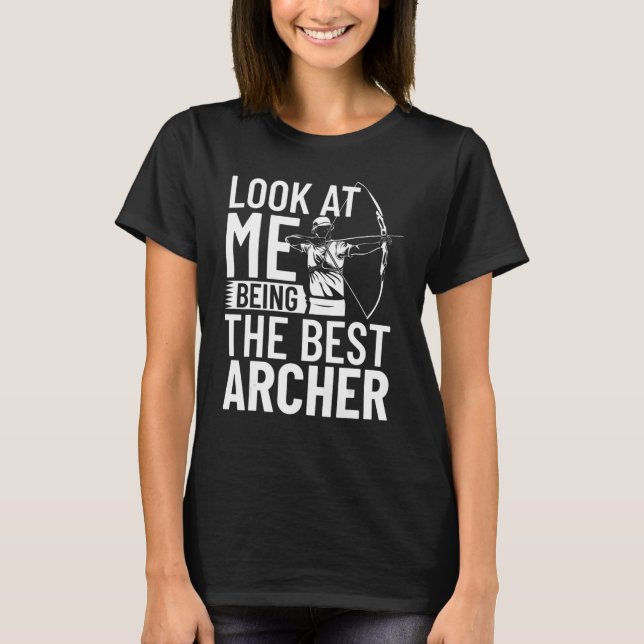 Bow Hunting Outfit Bow Arrow Archer Archery T Shirt (Framsida)