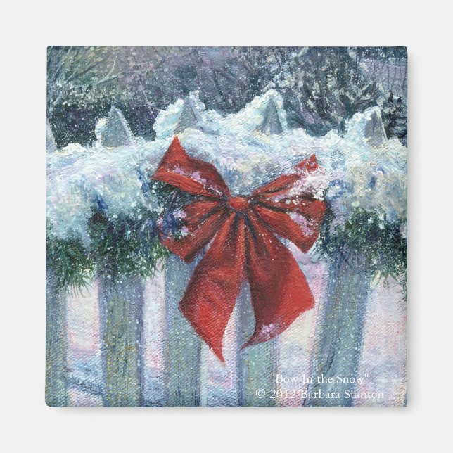 "Bow in Snö" Magnet (Framsidan)