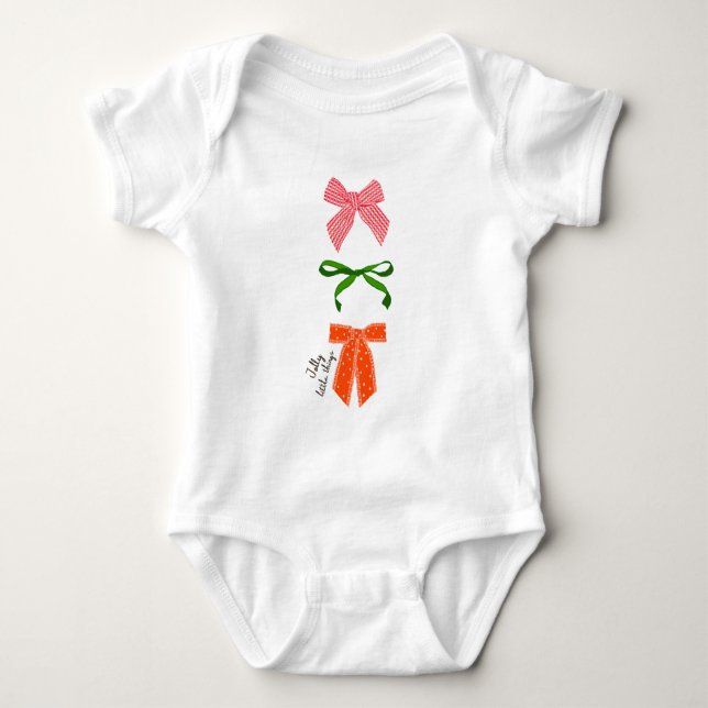 Bow Jolly Little Things jul  T Shirt (Framsida)