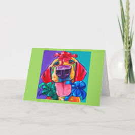 Bow känner till Helgdag Card efter Ron Burns Helgkort