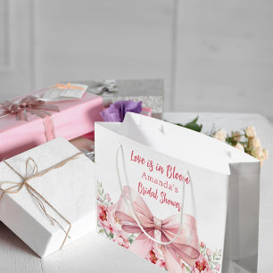 Bow Kärlek finns i Möhippan Bloom rosa blommigts