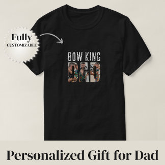 Bow King Pappa T Shirt