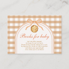 Bow Little Cutie Paj Bokar för Baby Gingham Fall Tilläggskort