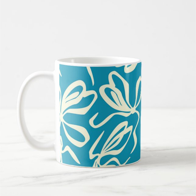 Bow mönster, Sömlös struktur. För mode-utskrifter  Kaffemugg (Vänster)