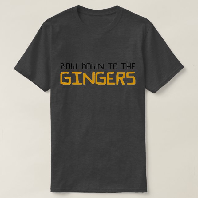 Bow ner till Gingers T Shirt (Design framsida)