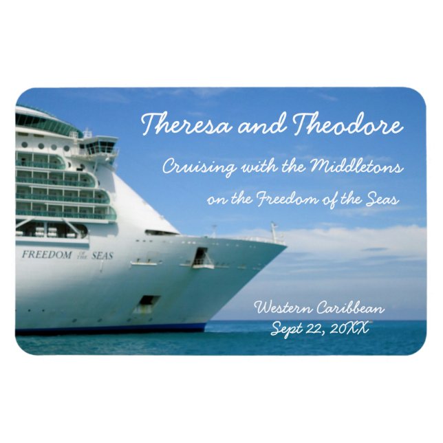 Bow och Himlar Lg. Stateroom-dörrmarkör Magnet (Horisontell)