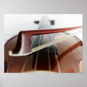 Bow på Violin Poster